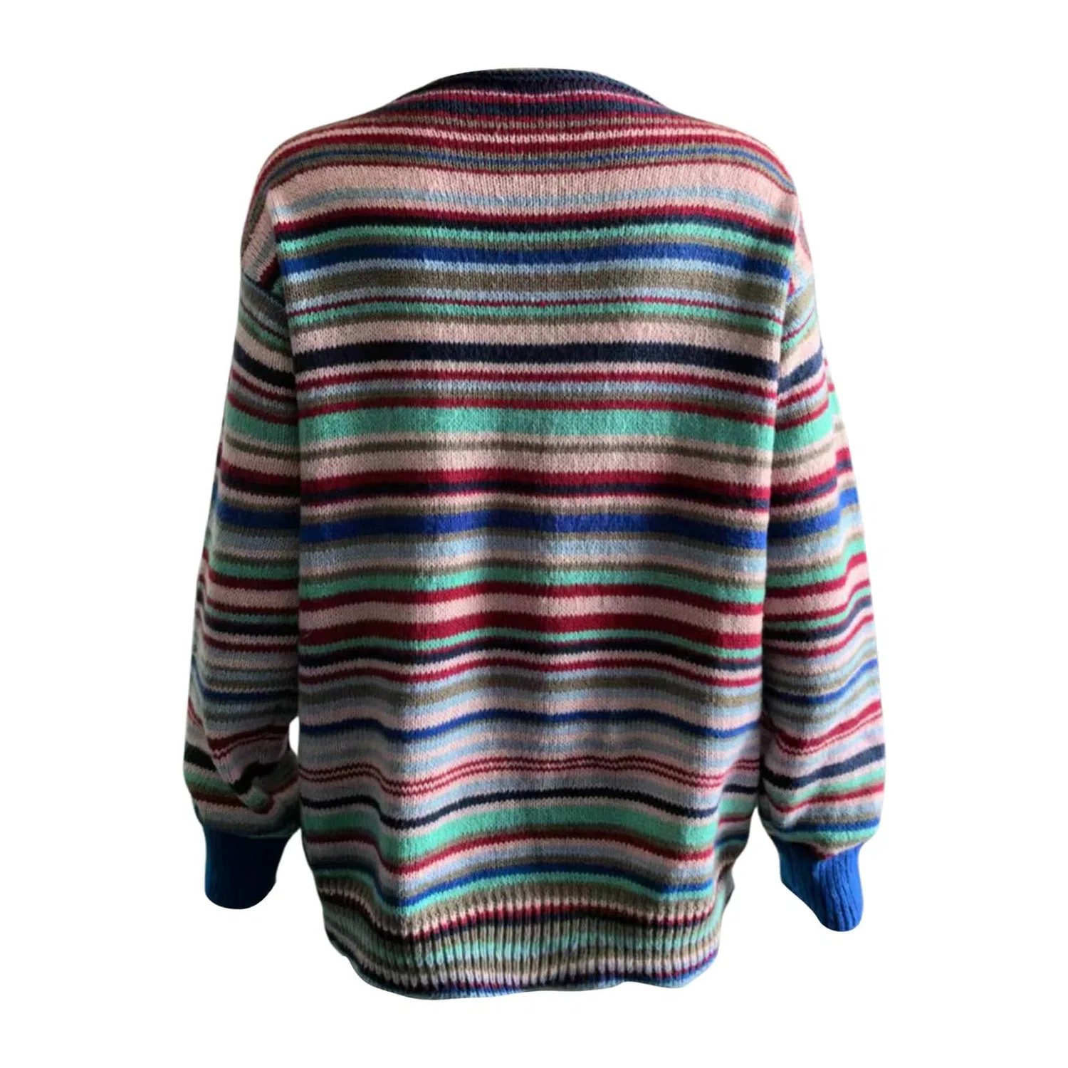 Женский свитер с принтом Crew Neck Chunky Knit, Multi-coloured — фото 2