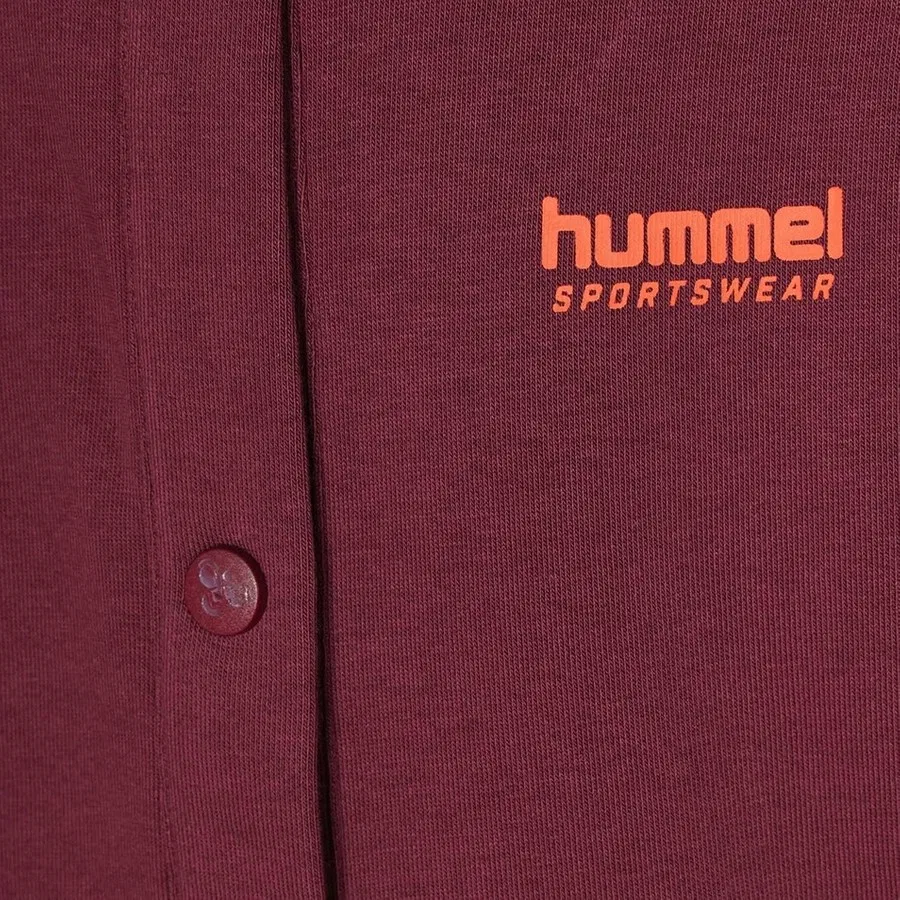 Детская куртка-бомбер с длинным рукавом Halton Bomber Hummel, Бордовый — фото 4