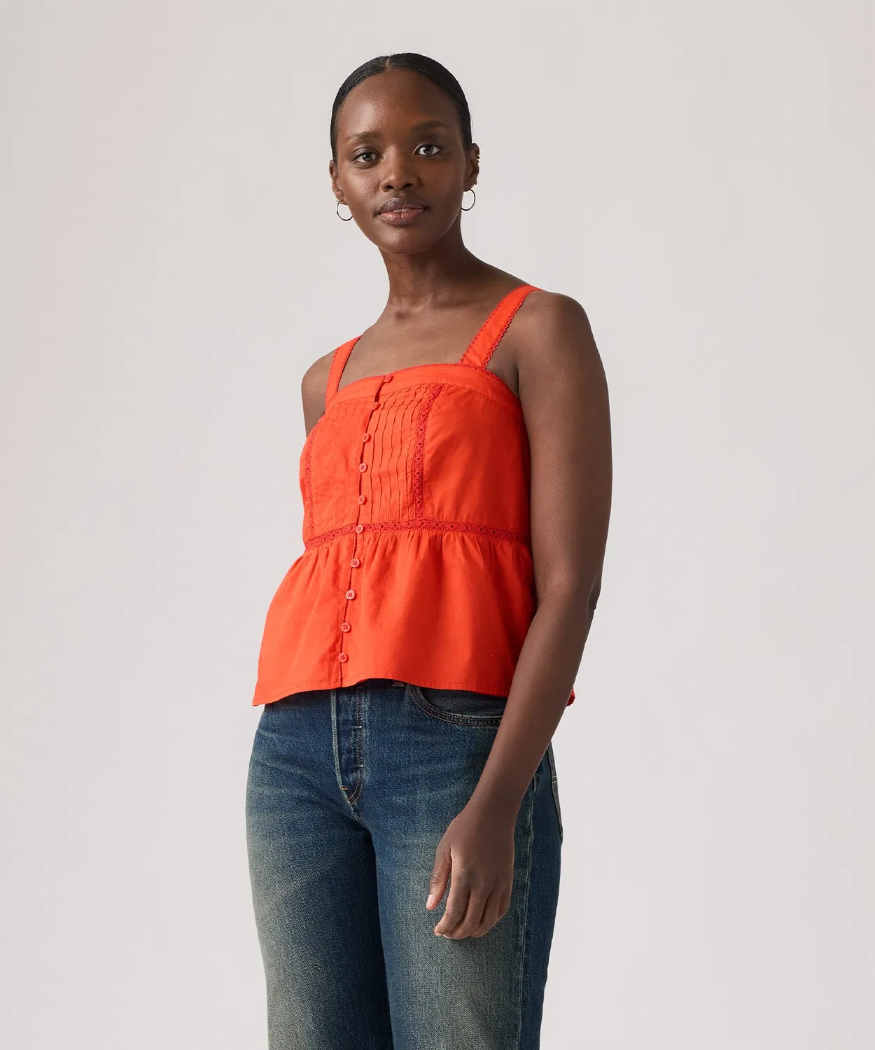 Женская блузка без рукавов Levi's Mimi Blouse, Red — фото 2