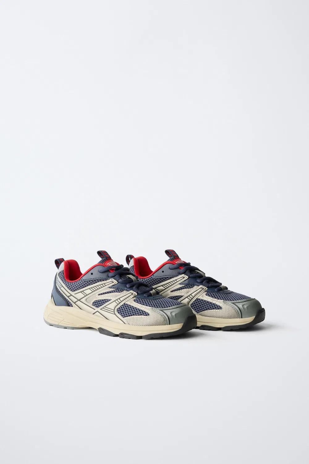 Сетчатые кроссовки ZARA, Blue — фото 2