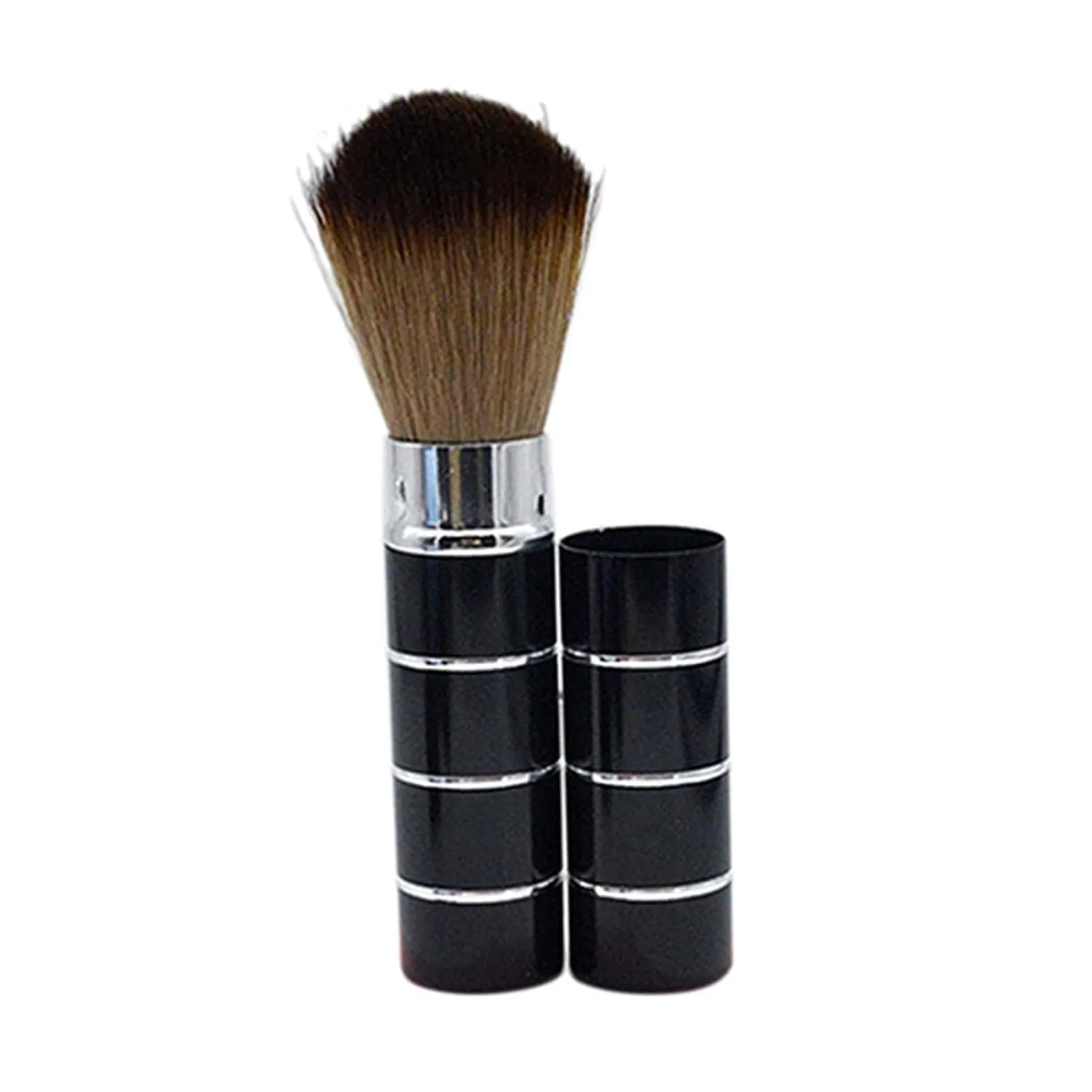 Кисть для румян, с колпачком, ulafbwur, 1 шт, 9 см, Black