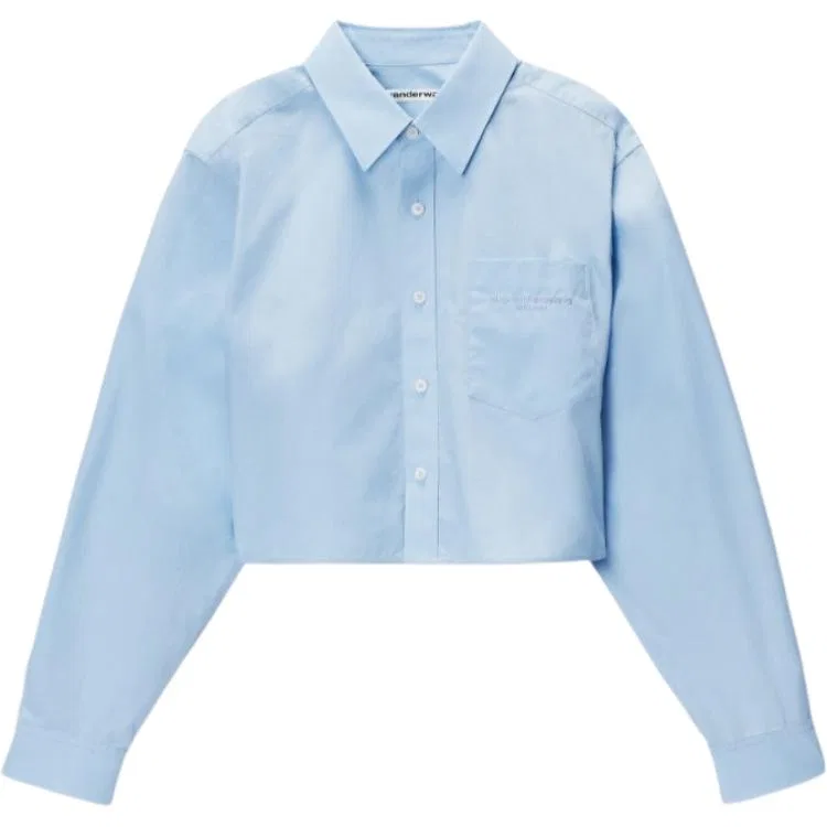 Женская рубашка с отложным воротником Alexander Wang, Blue