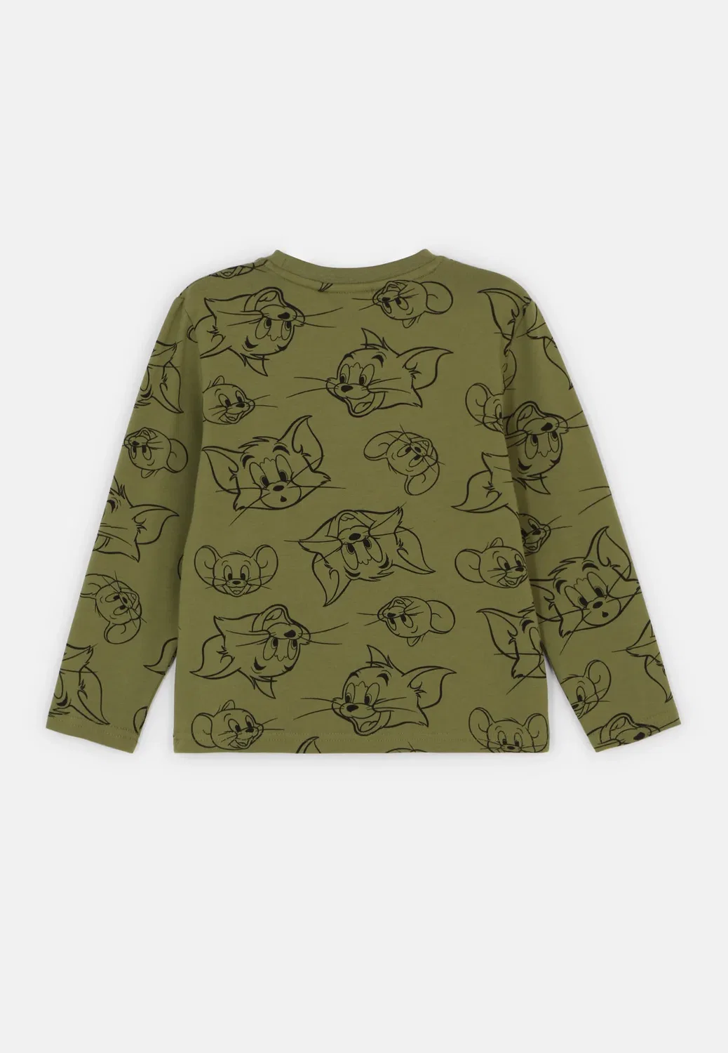 Футболка с длинным рукавом Fila, Loden Green Tom Jerry Aop — фото 3