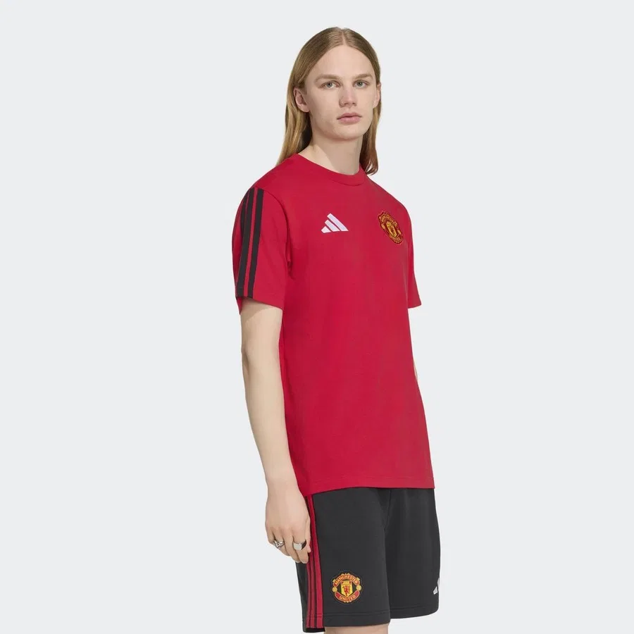 Футболка с длинным рукавом Manchester United DNA adidas, Красный