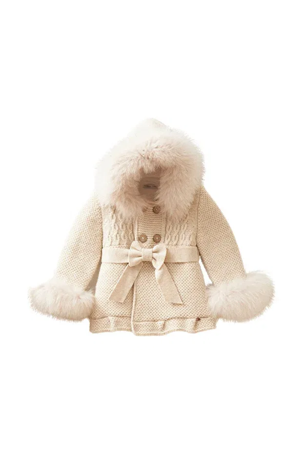 Детский кардиган с длинным рукавом Babymio, Beige