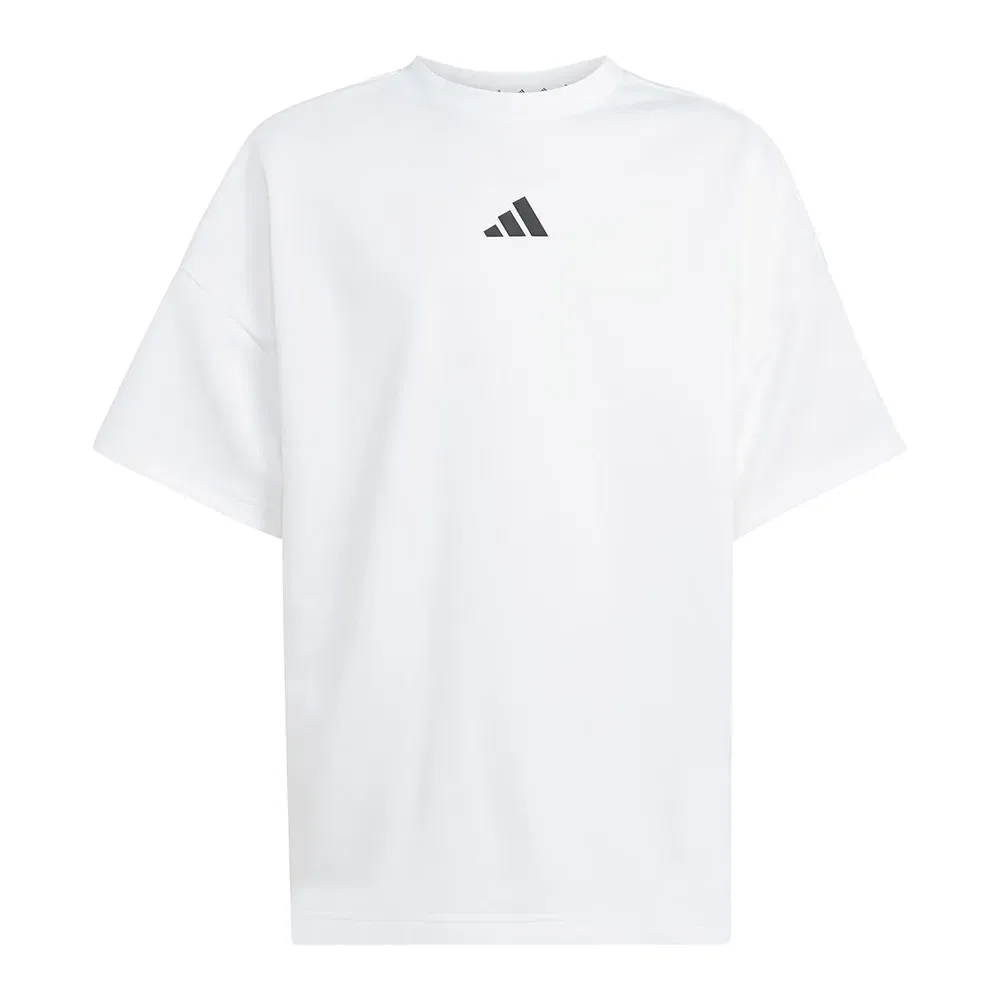 Детская футболка оверсайз с принтом Future Icons Adidas, White — фото 3