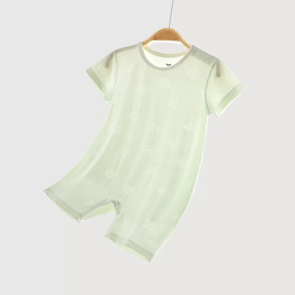 Детский боди-комбинезон с коротким рукавом Laimi Bloom, Green