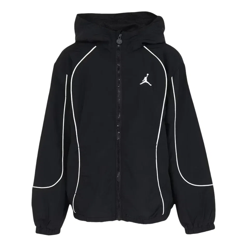 Детская куртка Colorblocked Wind Jacket 'Black' Jordan, черный