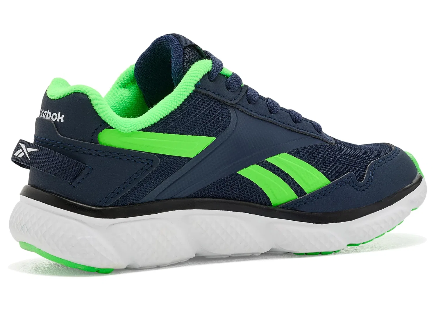 Кроссовки Swiftstrike (для маленьких и больших детей) Reebok Kids, Vector Navy/Solar Lime — фото 4