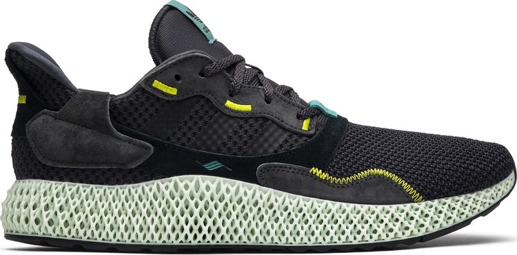 Кроссовки Adidas ZX 4000 Futurecraft 4D 'Carbon', черный - фото