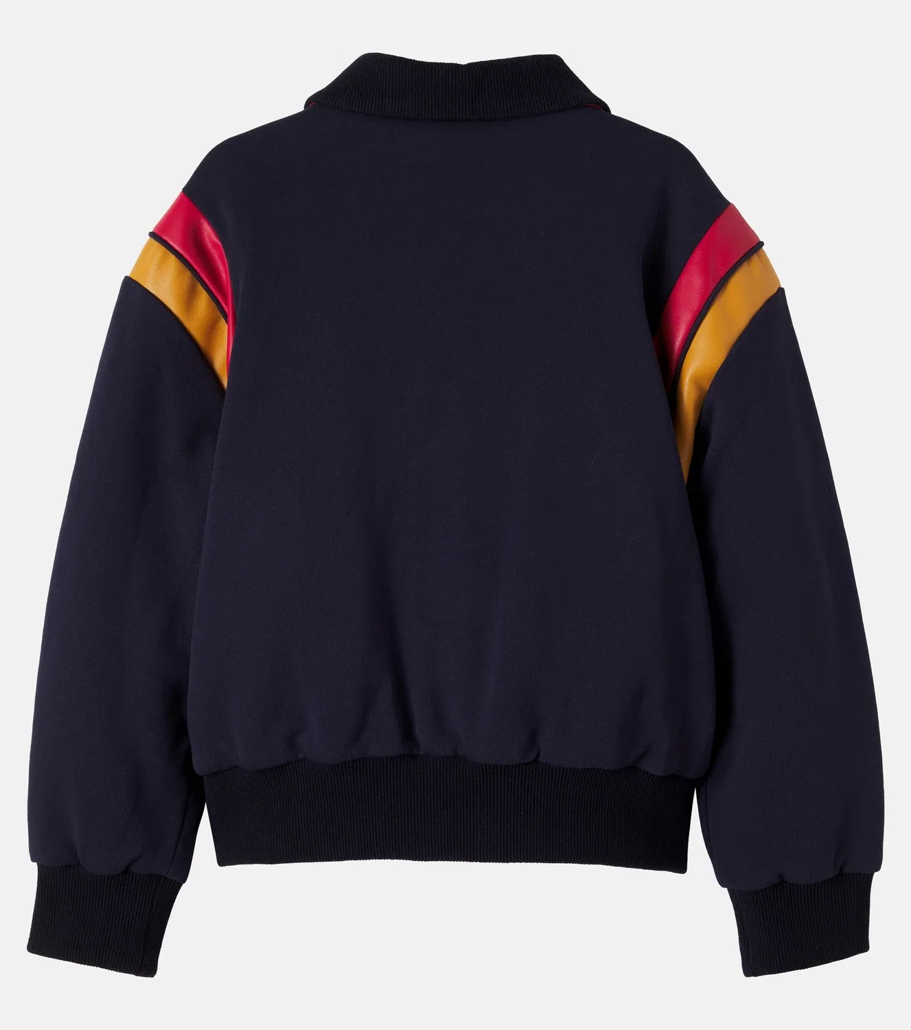 Легкая куртка-блузон хлопковая с логотипом Versace Kids, синий — фото 3
