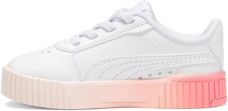 Детские кроссовки для девочек с принтом Lots of Love PUMA, Pink — фото 3