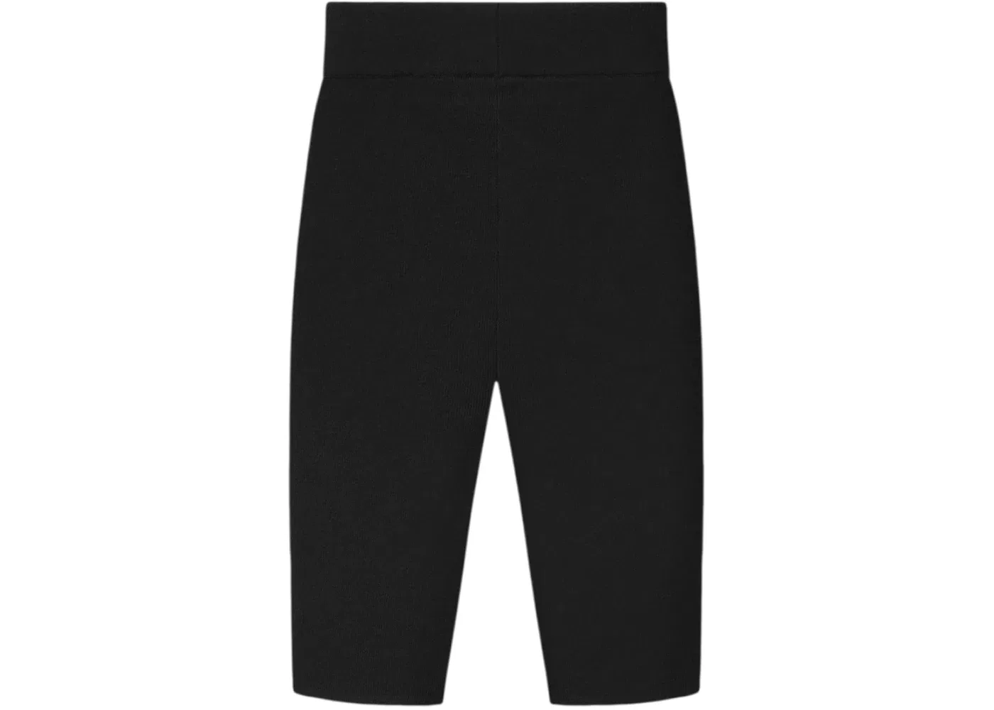 Женские шорты из рибаны с принтом Fear of God Essentials, Jet Black — фото 2