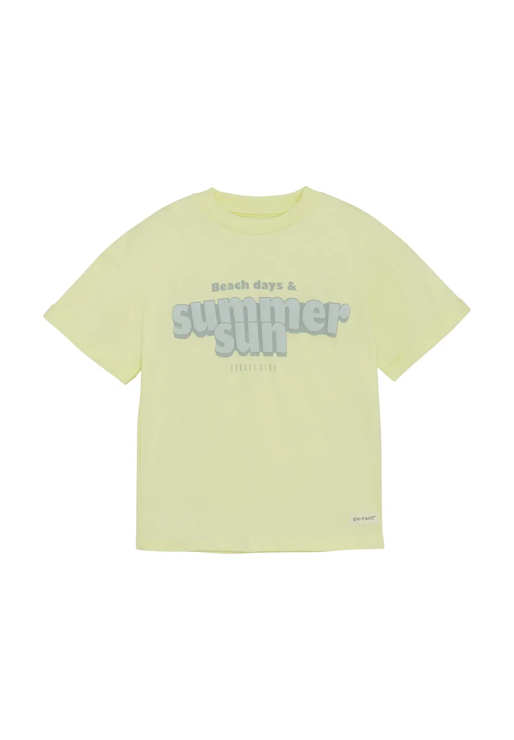 Ent-Shirt - футболка с принтом En Fant, Tender Yellow