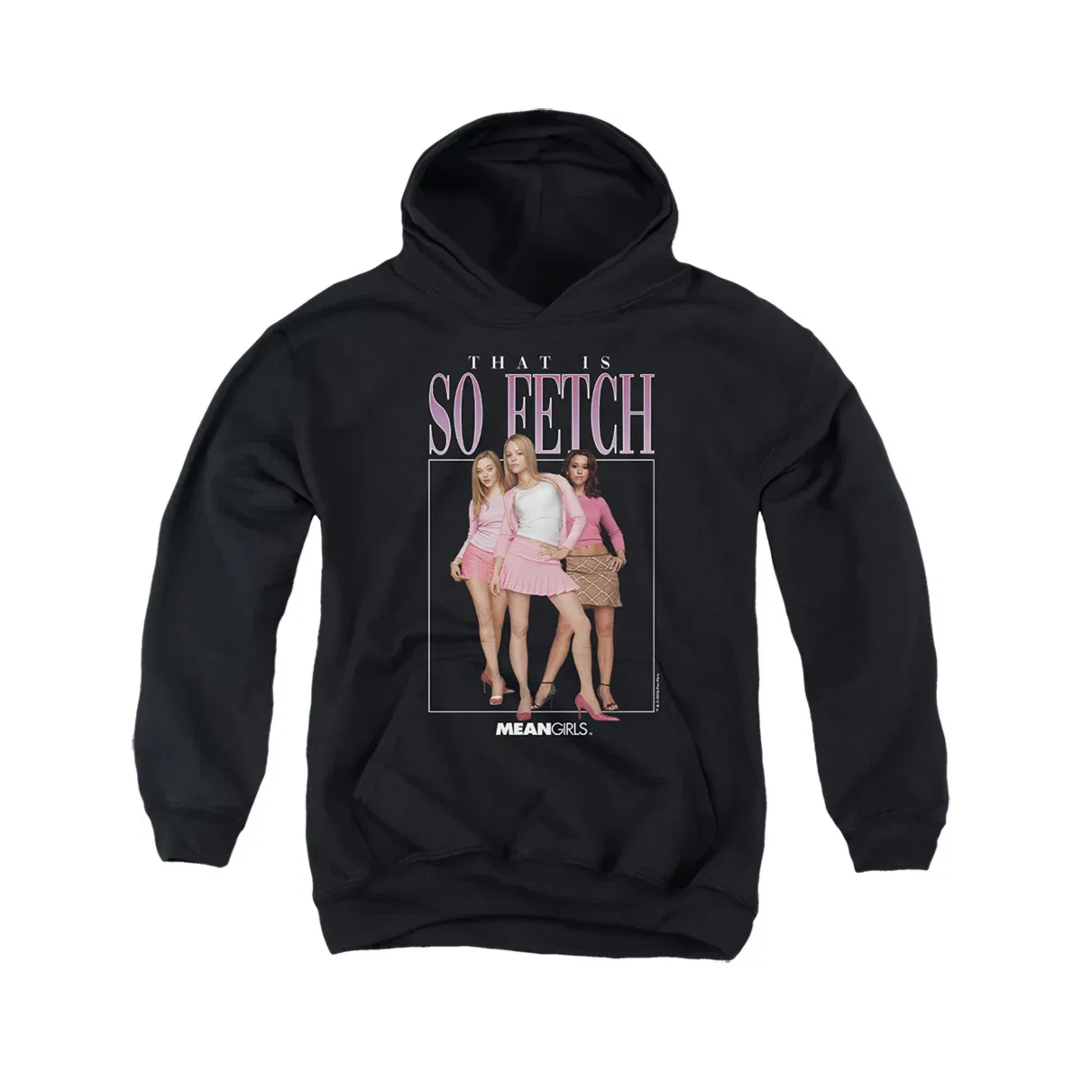 Детское худи для мальчиков с принтом Mean Girls So Fetch 90s Hooded Sweatshirt Mean Girls, Black