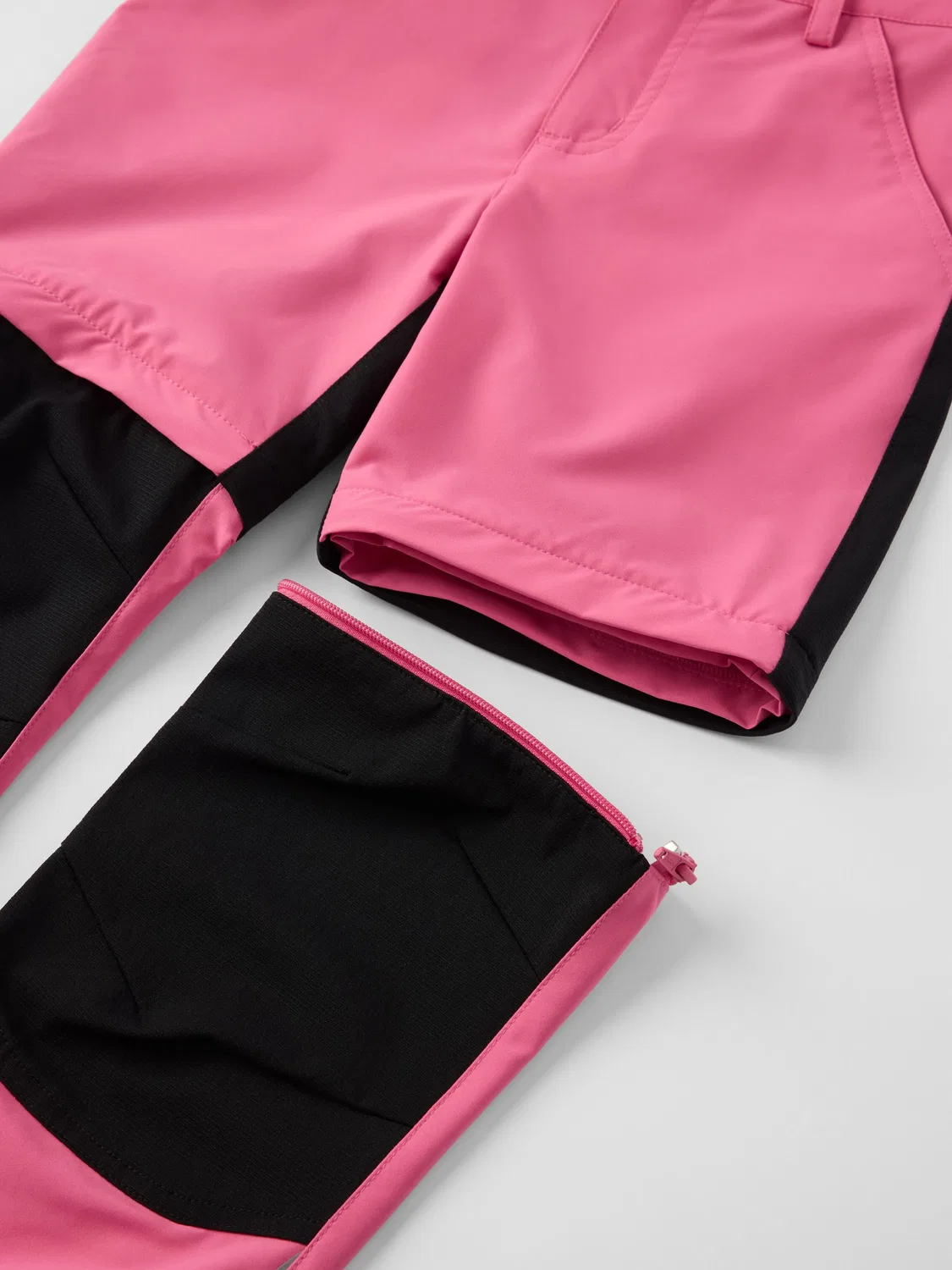 Штаны с отстегивающимися штанинами, модель Zip-off Trousers Polarn O. Pyret, розовый — фото 2