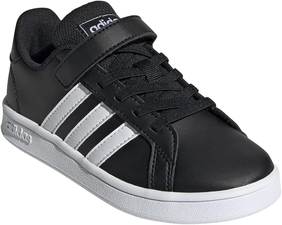 Детские кроссовки Grand Court Sneaker, Black/White/White — фото 4