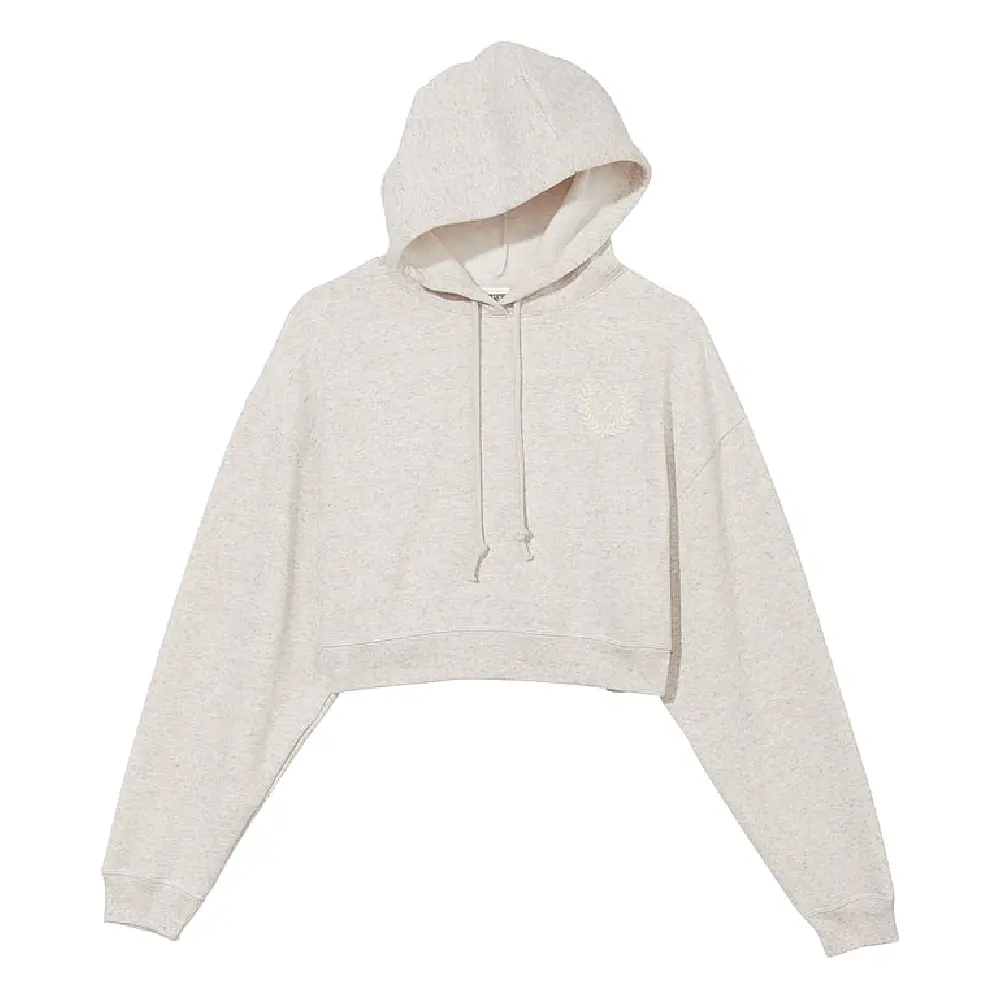 

Толстовка Victoria's Secret Pink Everyday Fleece Cropped, бежевый