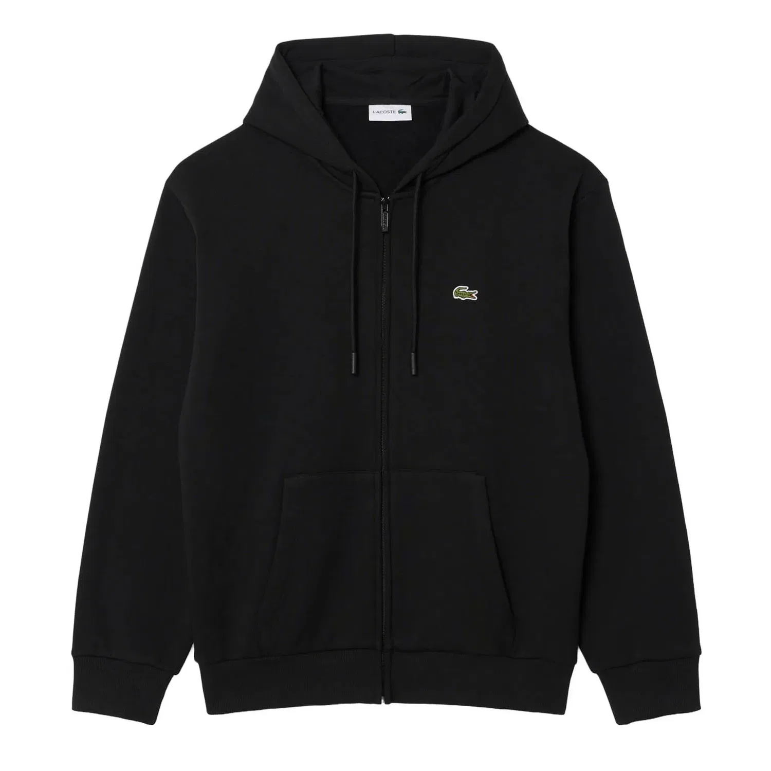 Мужская спортивная куртка с капюшоном Lacoste, Black