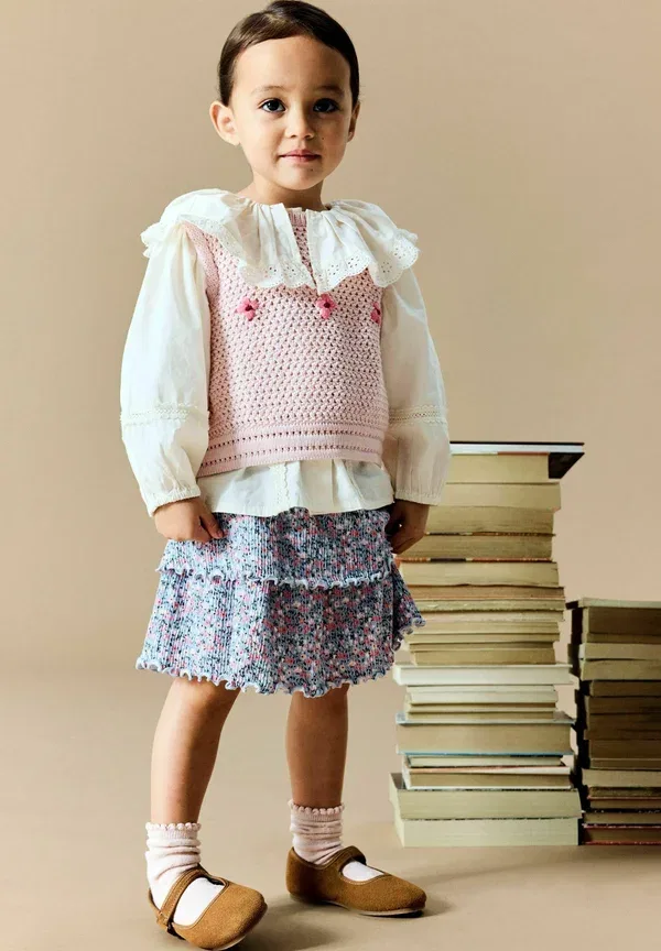 Блуза с вышивкой Blouse Name It Antique white, белый — фото 2