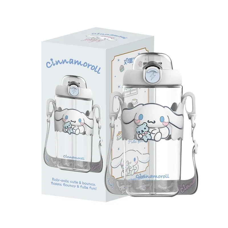 Детский стакан с трубочкой Hello Kitty Sanrio, 650 мл, Tritan, Straw Cup-Hello Kitty, Sanrio, Multicolor — фото 2