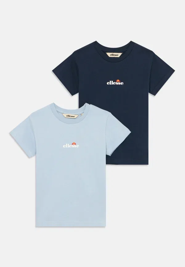 Футболка унисекс из набора Duranio (2 шт.) с принтом Ellesse, светло-синий/темно-синий