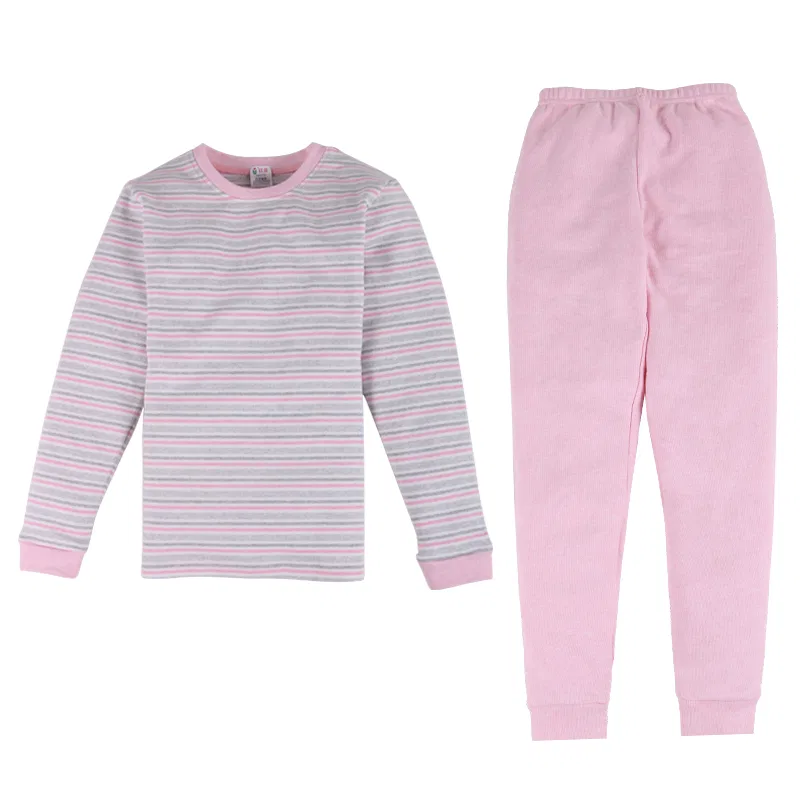 Детское белье из набора с принтом Red bean, Цвет Pink Stripes