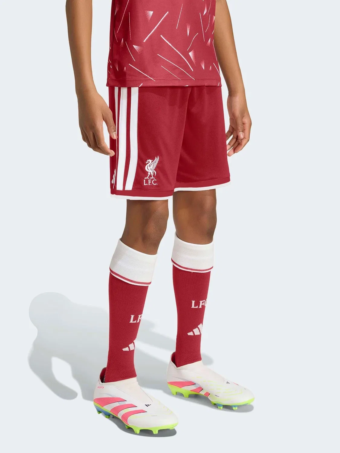Шорты домашние Liverpool FC 26/27 adidas, красный — фото 3