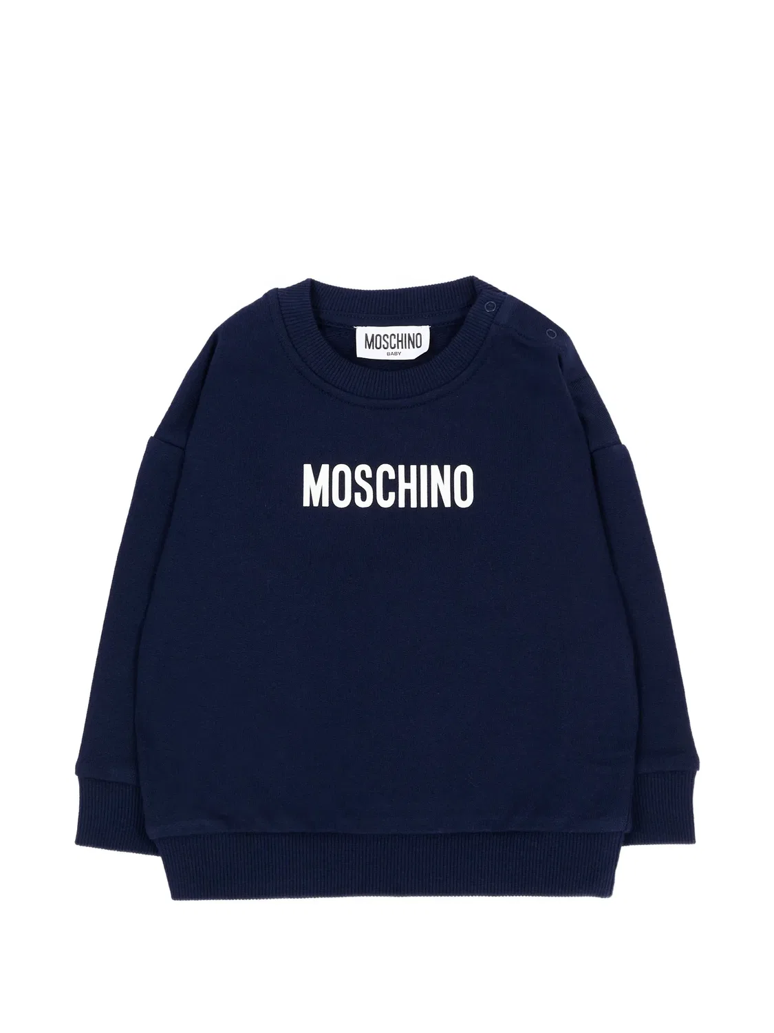 Moschino Свитшот с логотипом синий