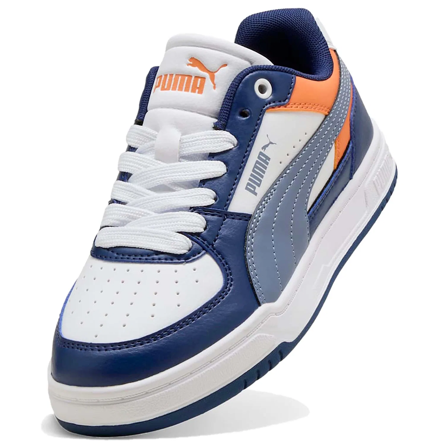 Детские кроссовки Puma Caven III Block, Цвет: Blau Weiss — фото 4