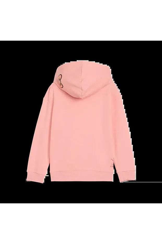 Детское худи для девочек хлопковое Puma, Pink — фото 4