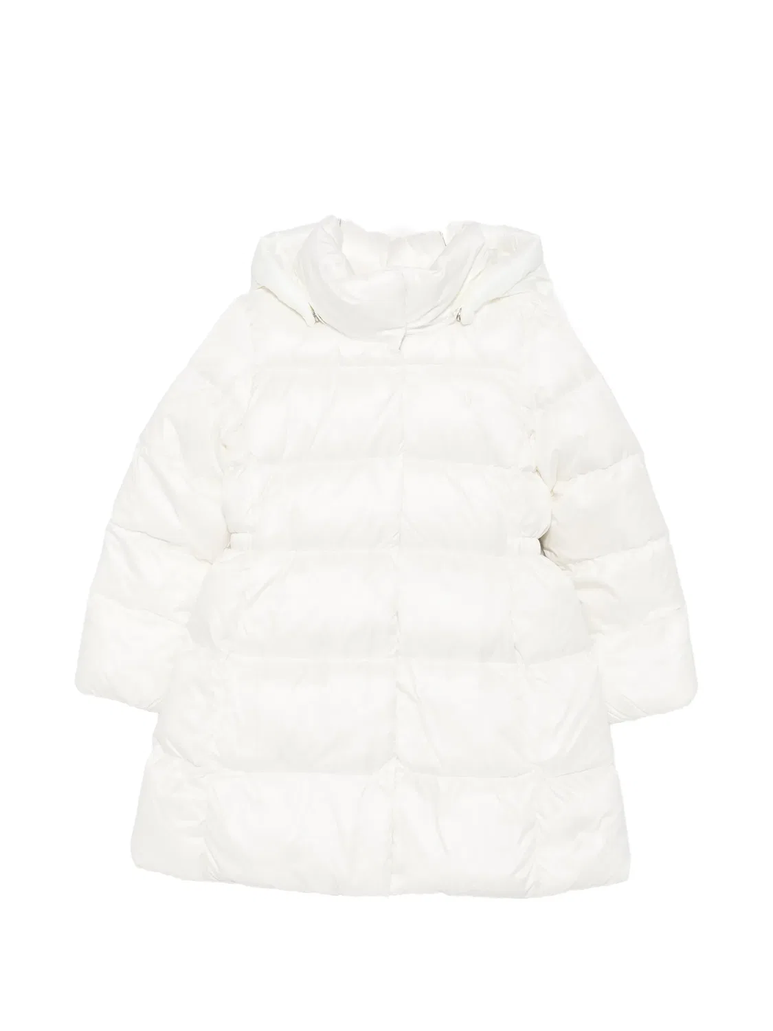 Пуховик с капюшоном Polo Ralph Lauren Kids, белый