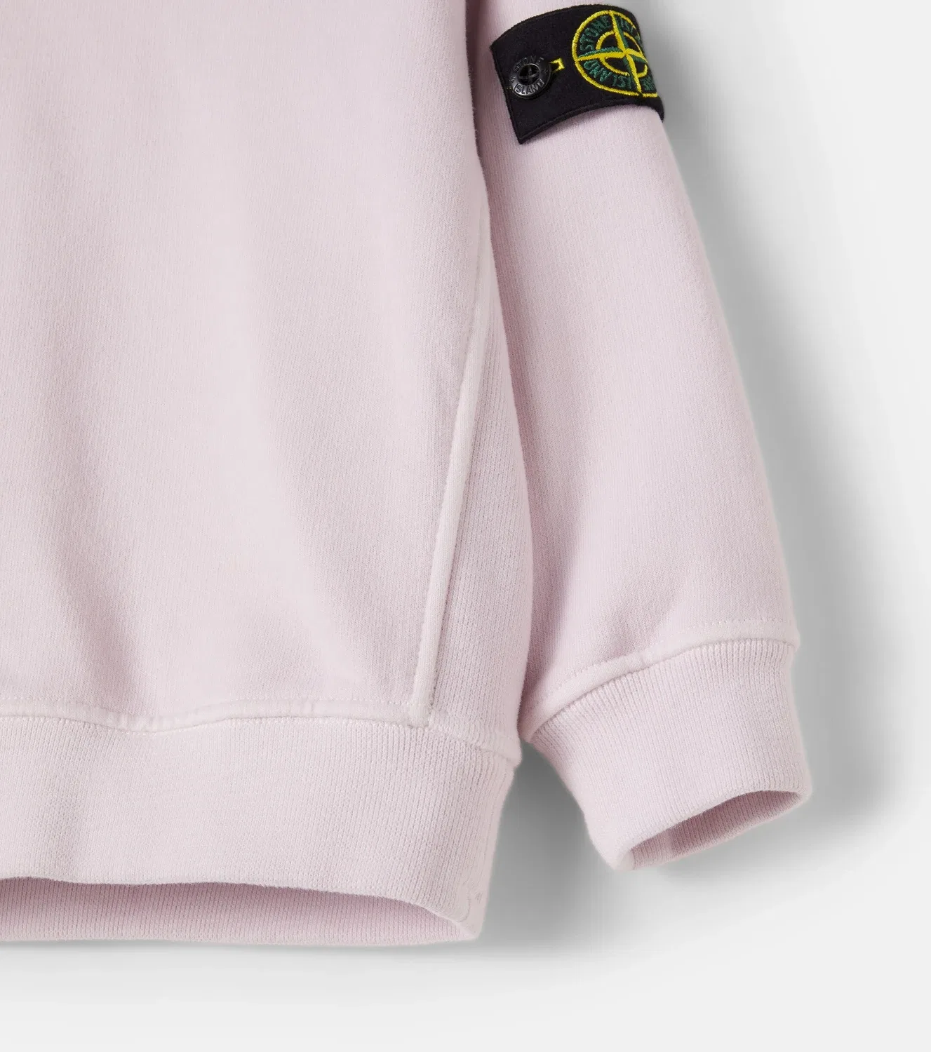 Толстовка хлопковая Compass Stone Island Junior, розовый — фото 4