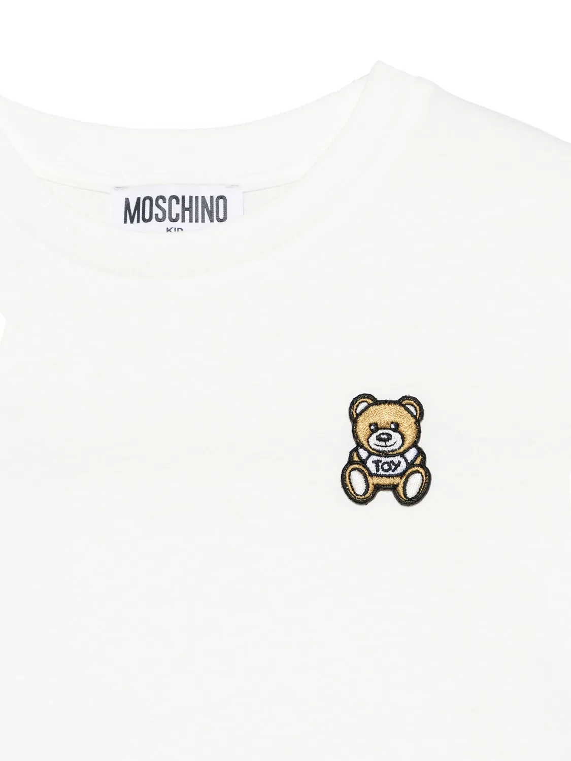 Футболка из Хлопка Moschino, белый — фото 3