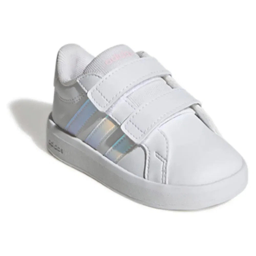 Кроссовки Adidas Grand Court 30 для малышей, белый — фото 2