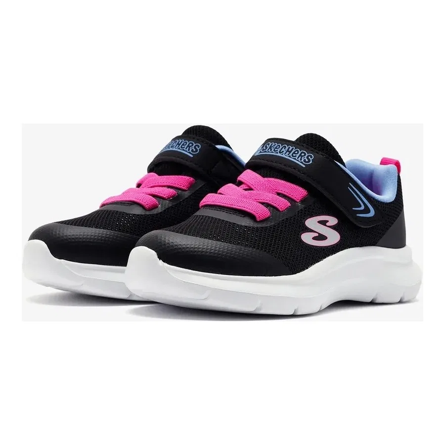Детские спортивные кроссовки с амортизацией Skech Fast Skechers, Черный — фото 3