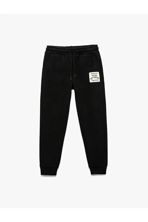 Детские спортивные штаны для мальчиков с карманами Koton, Black