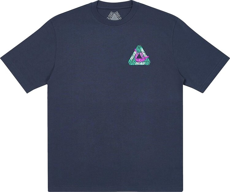 

Футболка Palace Tri-Zooted Shakka T-Shirt 'Navy', синий