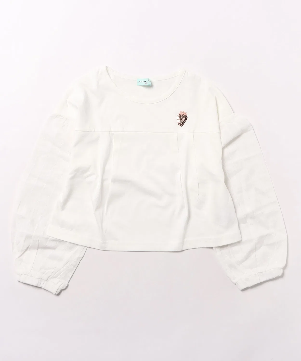 Детская туника без рукавов с пайетками Hakka Kids, Off White