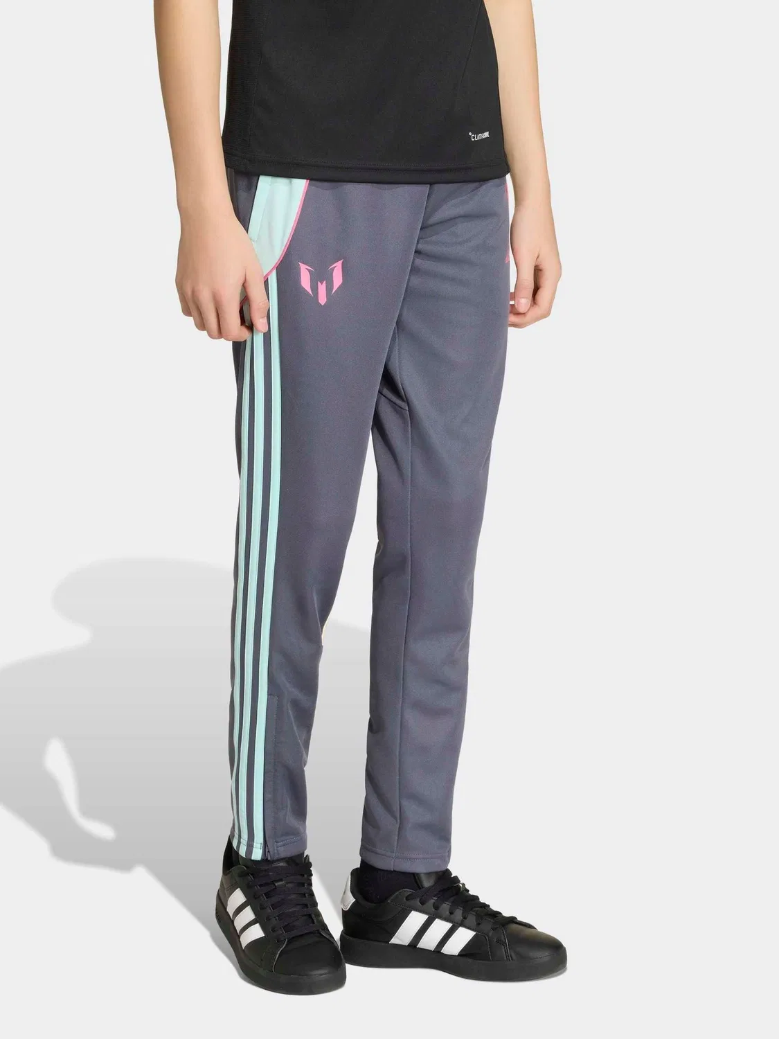 Спортивные штаны adidas Messi, серый — фото 4
