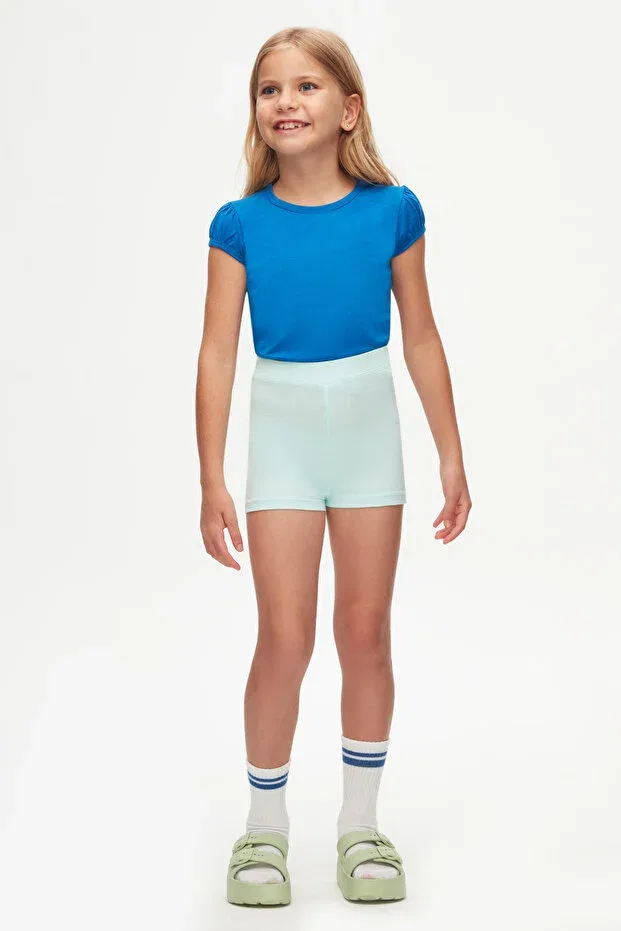 Детские шорты для девочек хлопковые Basics Lovetti, Mint