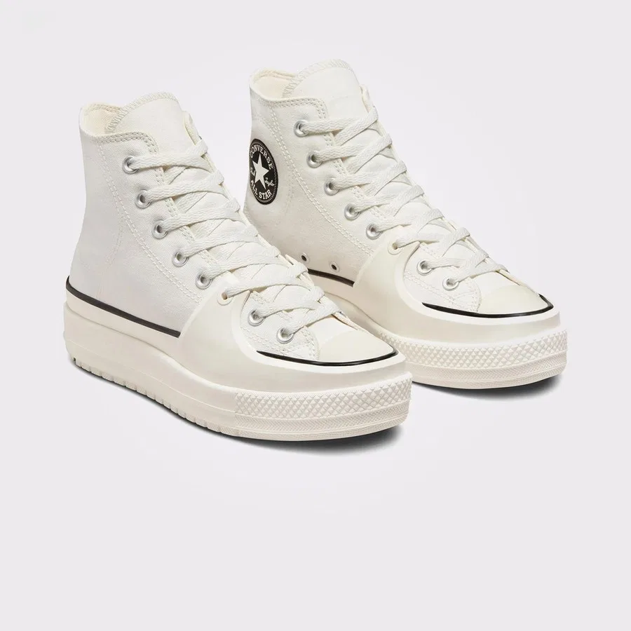 Кеды высокие Converse Chuck Taylor All Star Construct - Deco Stitch Ekru, Экрю