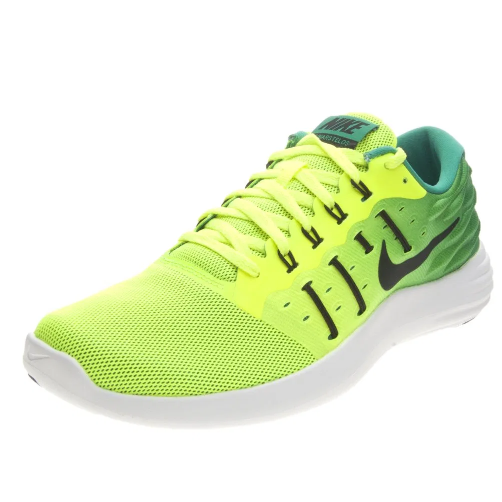 Детские кроссовки для мальчиков с сетчатым верхом NIKE Lunarstelos, Lime Green