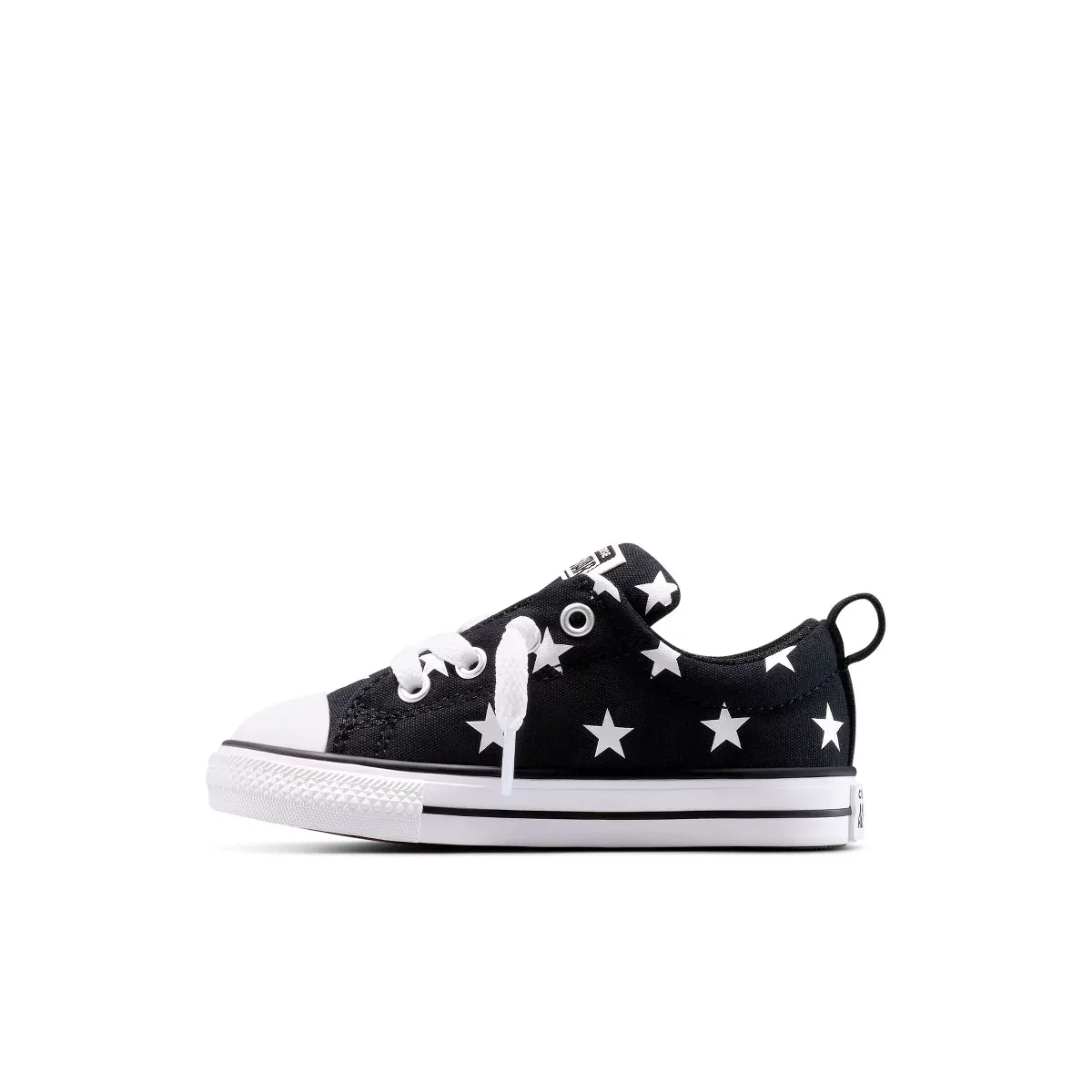 Детские кеды для девочек с принтом Converse, Black Stars — фото 3