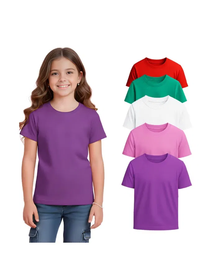 Комплект футболок с коротким рукавом 5 шт Printshop4Me, зеленый