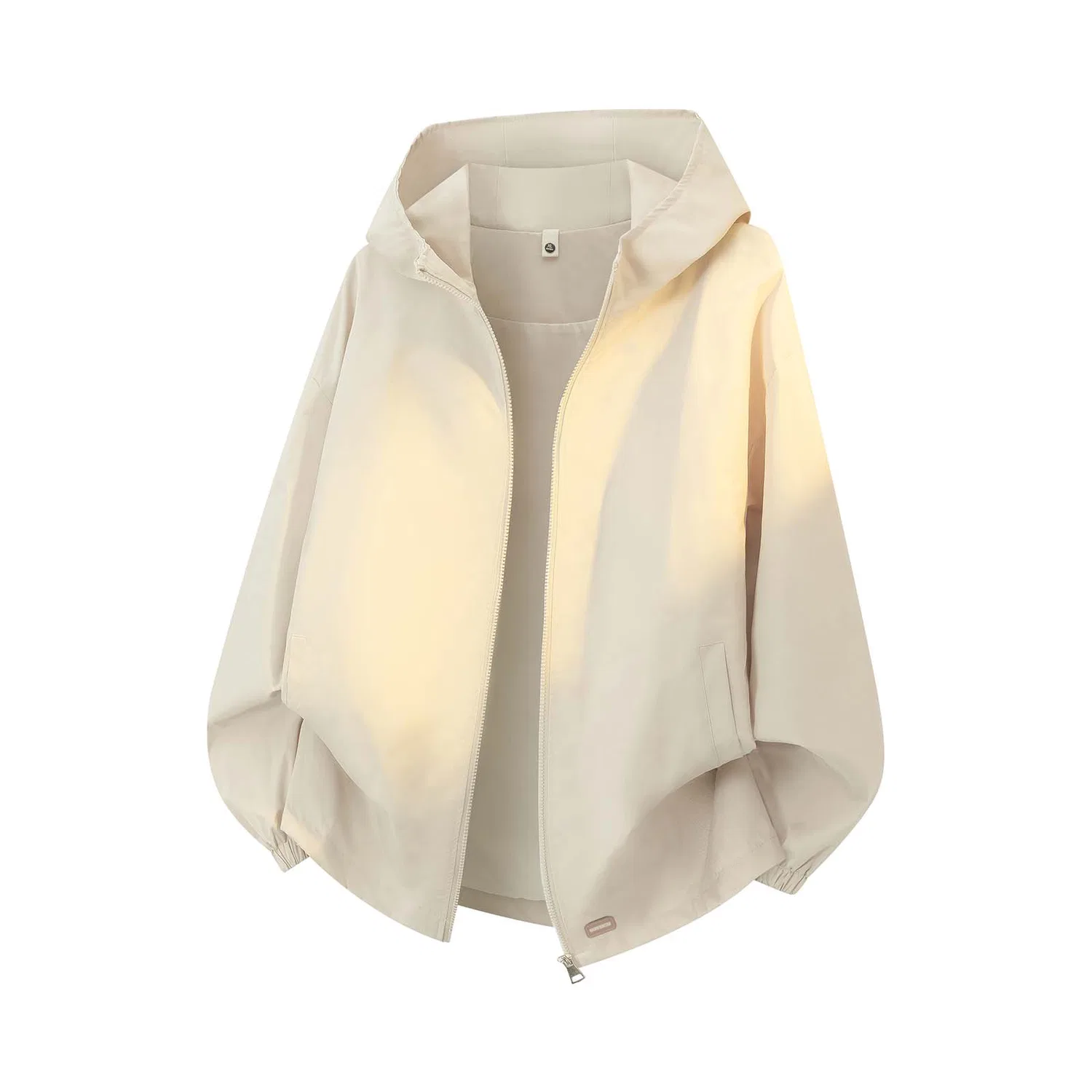 Детский ветрозащитный худи с капюшоном Beige WARRIOR