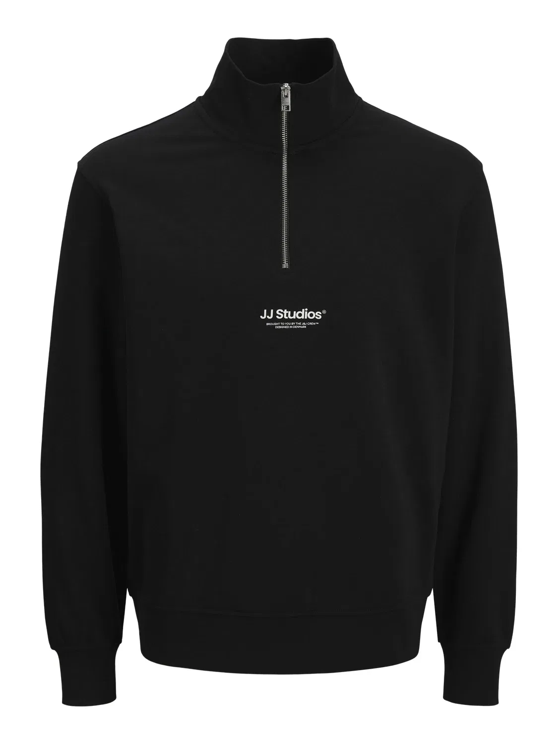 Свитшот на молнии Jjesoho Quarter-Zip Jack & Jones Junior, черный