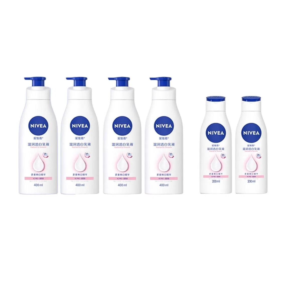 Лосьон для тела Warm And Smooth, прозрачно-белый, NIVEA, 400мл+200мл