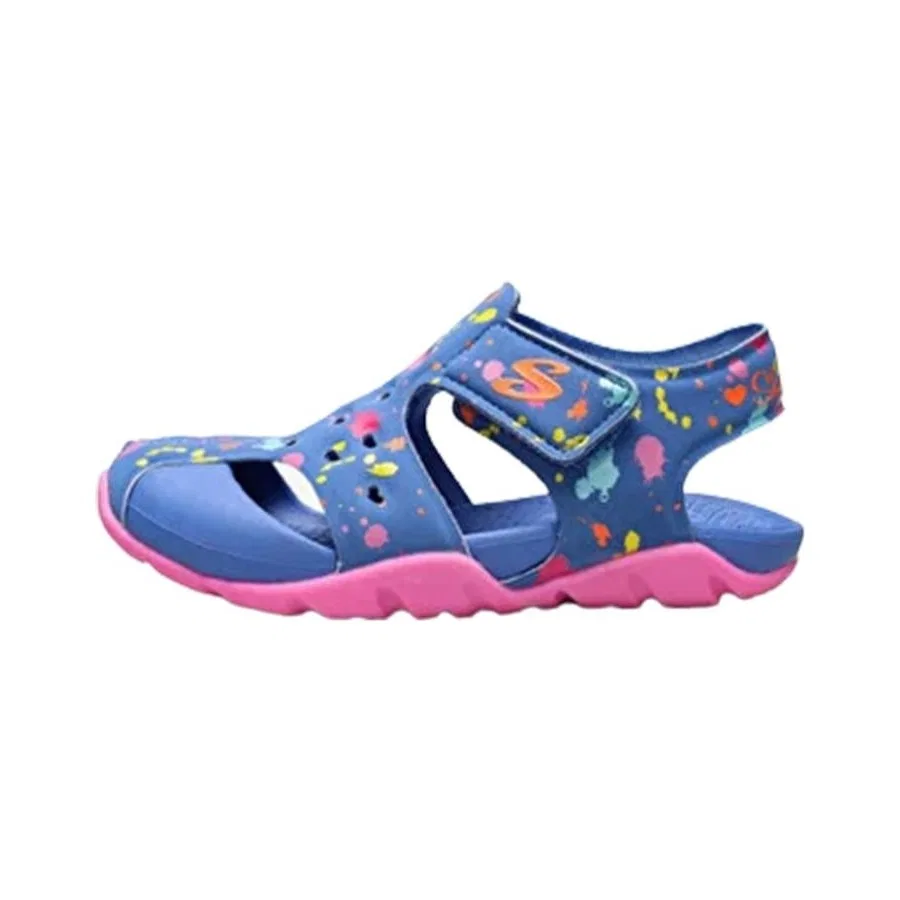 Сандалии спортивные с принтом SIDE WAVE-LIL PRINTER Skechers, Синий — фото 2