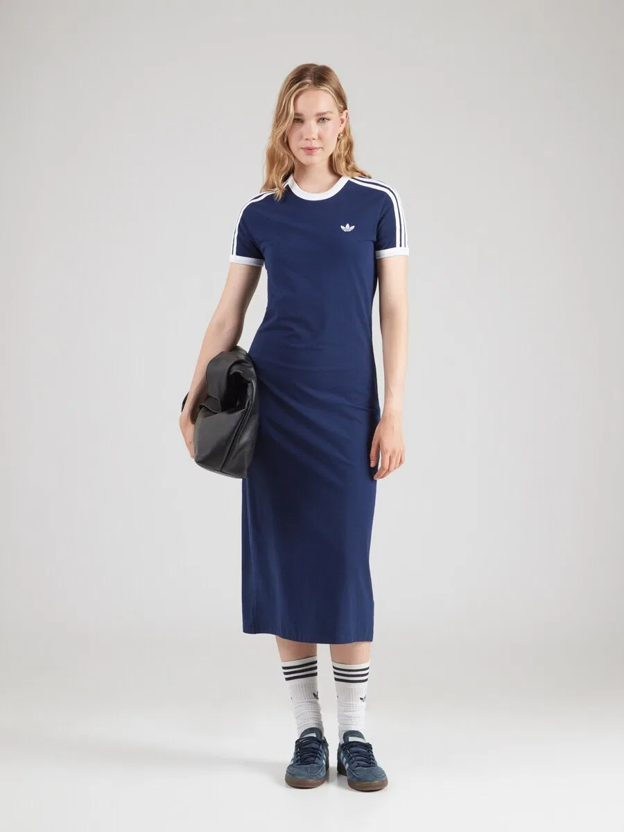 Платье ADIDAS ORIGINALS синего цвета — фото 3